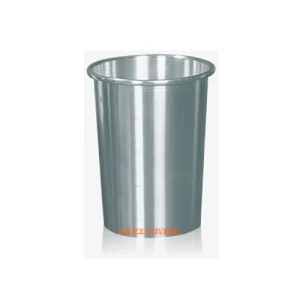 aluminio cesto lixeira escovado com borda