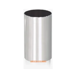 lixeira aluminio escovado