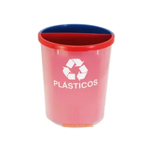 lixeira seletiva plastica duas divisorias