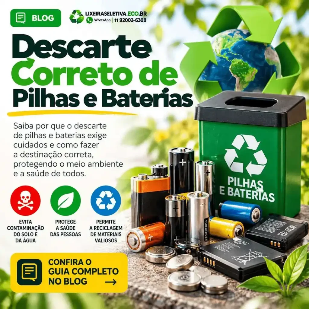 Descarte Correto de Pilhas e Baterias